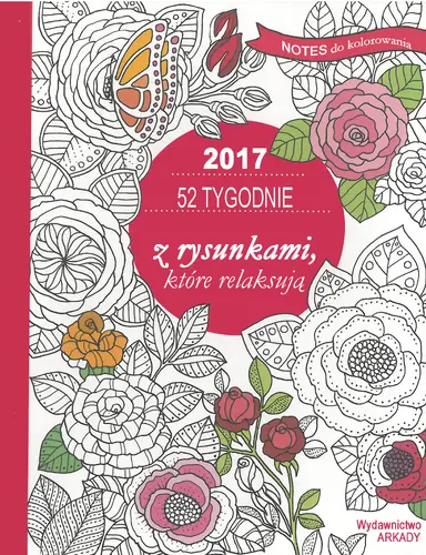 Okładka: 52 tygodnie z rysunkami, które relaksują