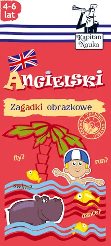 Okładka: Zagadki obrazkowe Angielski 4-6 lat