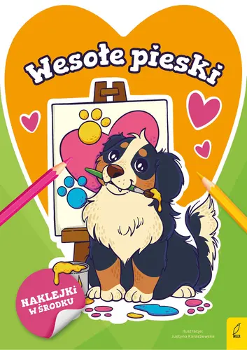 Okładka: Słodkie zwierzaki. Wesołe pieski