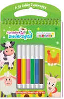 Okładka: A ja lubię zwierzęta. Ulubione kolorowanki cz. 1 Poznajemy zwierzęta na wsi