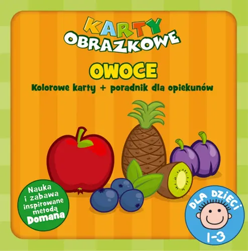 Okładka: Karty obrazkowe dla dzieci - Owoce