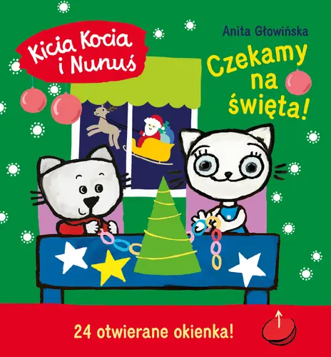 Okładka: Kicia Kocia i Nunuś. Czekamy na święta!