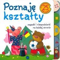 Okładka: Poznaję kształty. 25 okienek