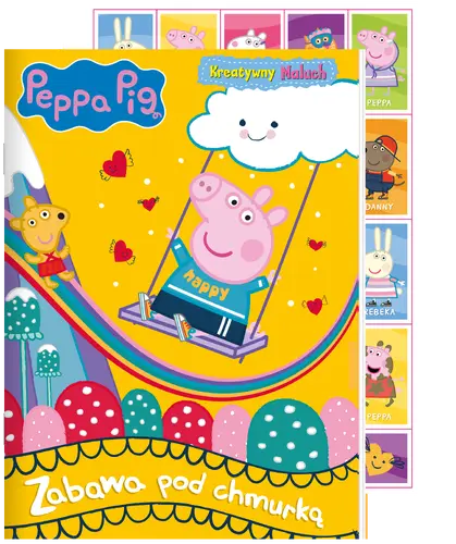 Okładka: Peppa Pig. Kreatywny maluch. Zabawa pod chmurką!