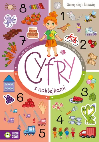 Okładka: Uczę się i bawię. Cyfry z naklejkami