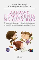 Okładka: Zabawy i ćwiczenia na cały rok
