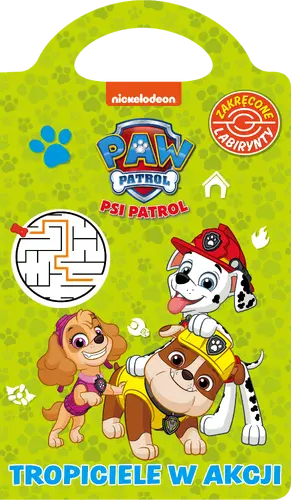 Okładka: Psi Patrol. Zakręcone labirynty. Tropiciele w akcji