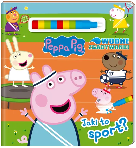 Okładka: Peppa Pig. Wodne Zgadywanki cz. 3