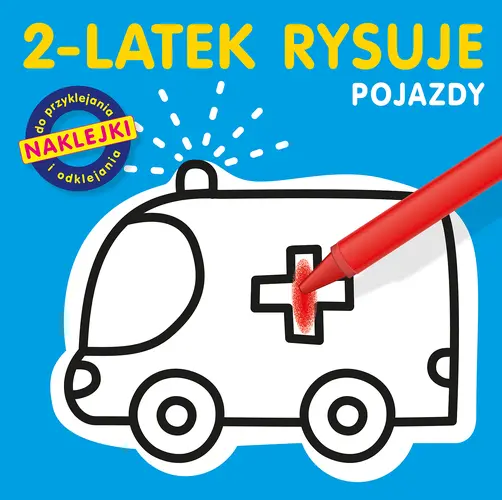 Okładka: 2-latek rysuje. Pojazdy