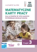 Okładka: Matematyczne karty pracy. Część 3