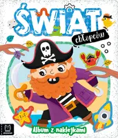 Okładka: Świat chłopców. Album z naklejkami