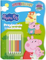 Okładka: Peppa Pig. Superkolory. Przyjaciele i rodzinka