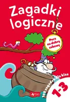 Okładka: Zagadki logiczne dla klas 1-3