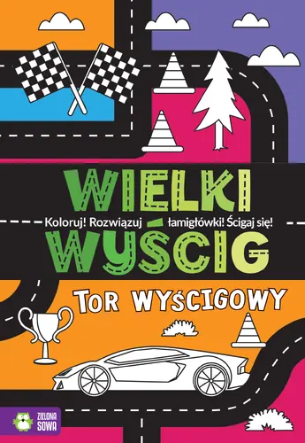 Okładka: Wielki wyścig. Tor wyścigowy