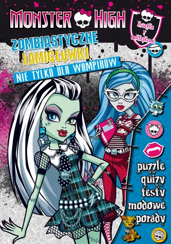 Okładka: Zombiastyczne łamigłówki.