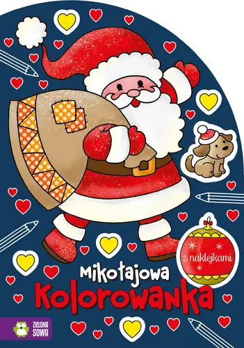 Okładka: Mikołajowa kolorowanka