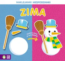Okładka: Naklejanki niespodzianki. Zima