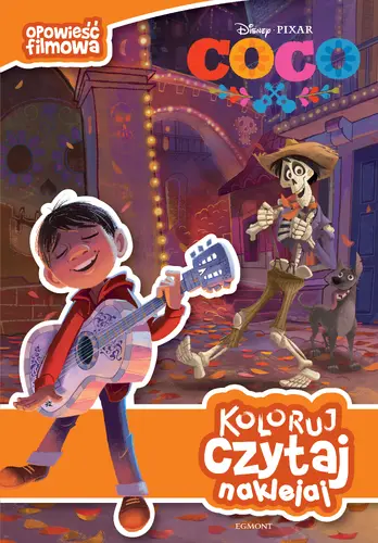 Okładka: Coco. Koloruj, czytaj, naklejaj