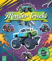Okładka: Monster Trucki. Album z naklejkami. Ciekawostki i wyklejanie
