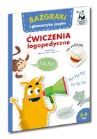 Okładka: Bazgraki i gimnastyka języka. Ćwiczenia logopedyczne