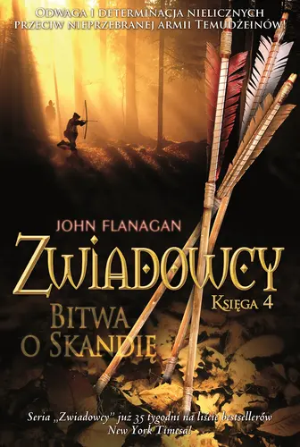 Okładka: Bitwa o Skandię. Zwiadowcy. Tom 4