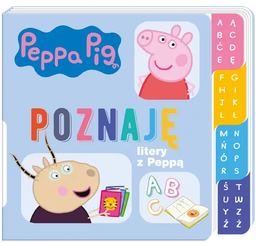 Okładka: Peppa Pig. Poznaję... cz. 8 Litery