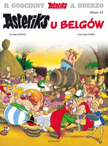 Okładka: Asteriks u Belgów, tom 24