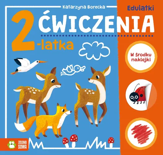 Okładka: Edulatki. Ćwiczenia 2-latka