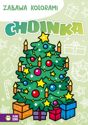 Okładka: Zabawa kolorami. Choinka