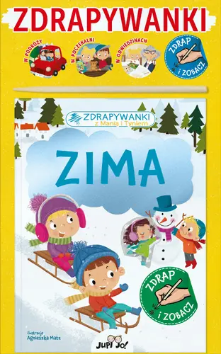 Okładka: Zdrapywanki z Manią i Tyniem.