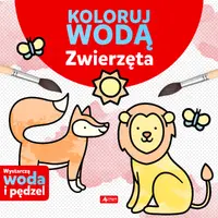 Okładka: Koloruj wodą. Zwierzęta