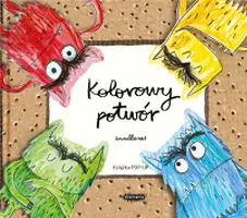 Okładka: Kolorowy potwór. Książka Pop-up