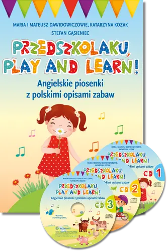 Okładka: Przedszkolaku, play and learn!
