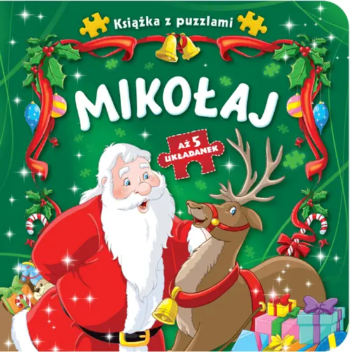Okładka: Książka z puzzlami. Mikołaj
