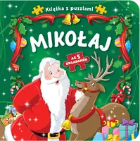 Okładka: Książka z puzzlami. Mikołaj