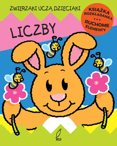 Okładka: Liczby. Książka rozkładana. Ruchome Elementy