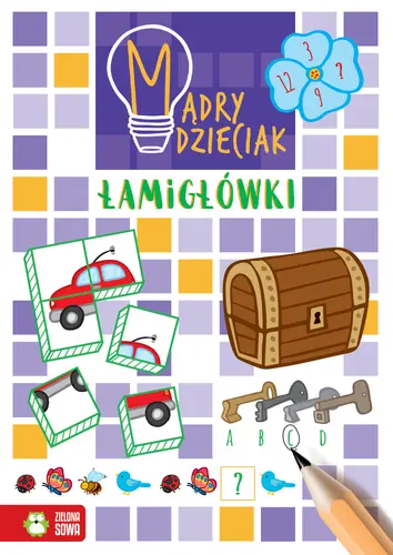 Okładka: Mądry dzieciak. Łamigłówki