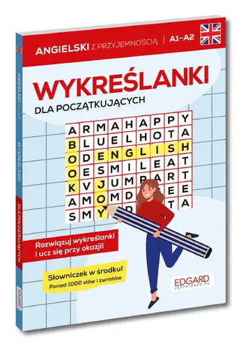 Okładka: Angielski. Wykreślanki dla początkujących A1-A2