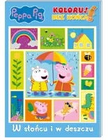 Okładka: Peppa Pig. Koloruj bez końca cz. 3 W słońcu i w deszczu