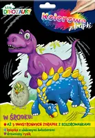 Okładka: Lubię Dinozaury Kolorowe zdrapki cz.1