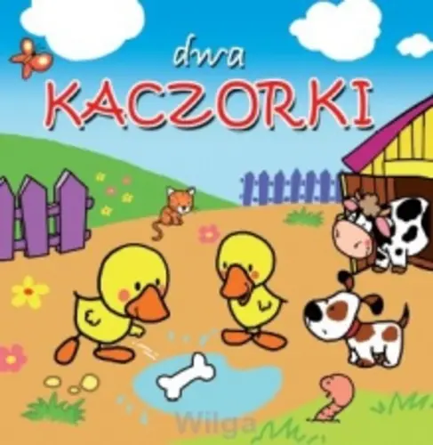 Okładka: Dwa kaczorki. Mini zwierzątka