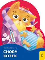 Okładka: Chory kotek. Wykrojnik