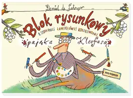 Okładka: Blok rysunkowy pająka Kleofasa