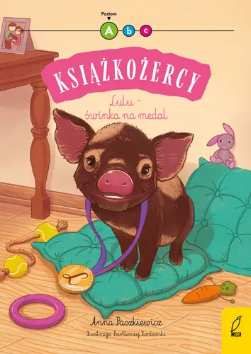 Okładka: Książkożercy. Lulu - świnka na medal