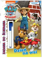 Okładka: Psi Patrol. Zadania do ścierania. Dzień na wsi
