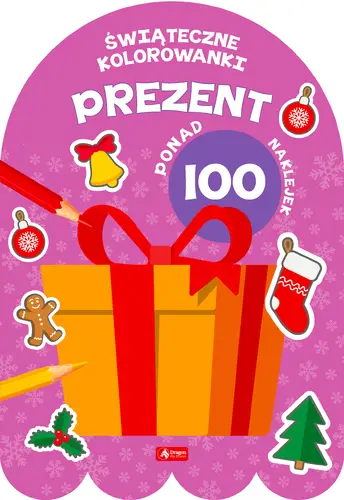 Okładka: Prezent. Kolorowanka z naklejkami