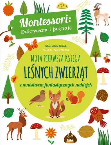 Okładka: Moja pierwsza księga leśnych zwierząt