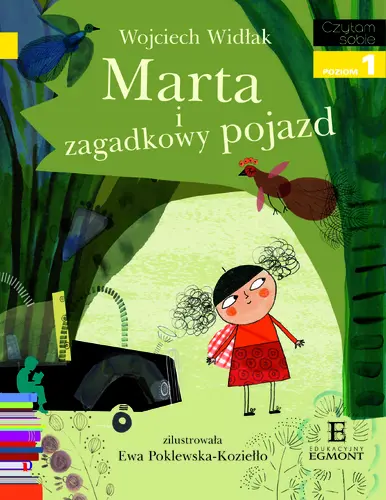 Okładka: Marta i zagadkowy pojazd
