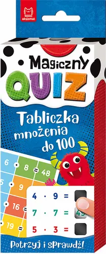 Okładka: Magiczny quiz. Tabliczka mnożenia do 100