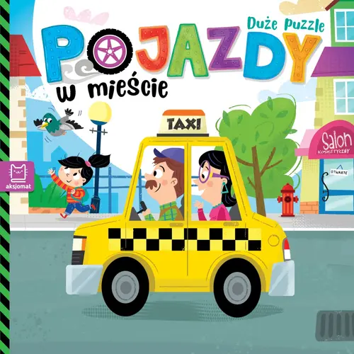Okładka: Pojazdy w mieście. Duże puzzle